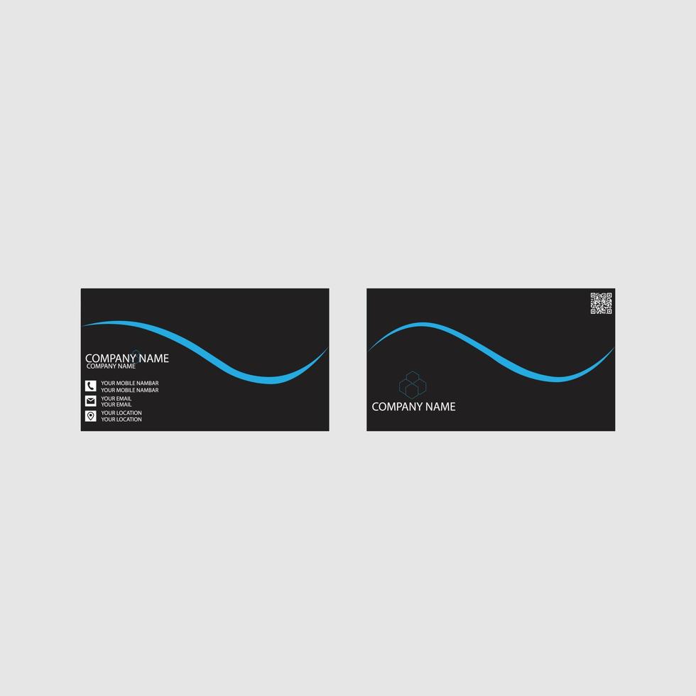 free business card design vector