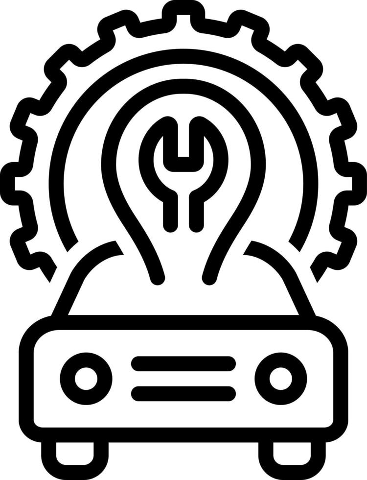 line icon for restructuring vector