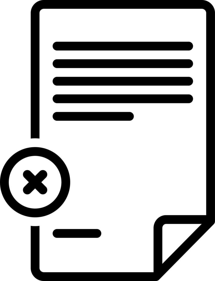 line icon for unsigned vector