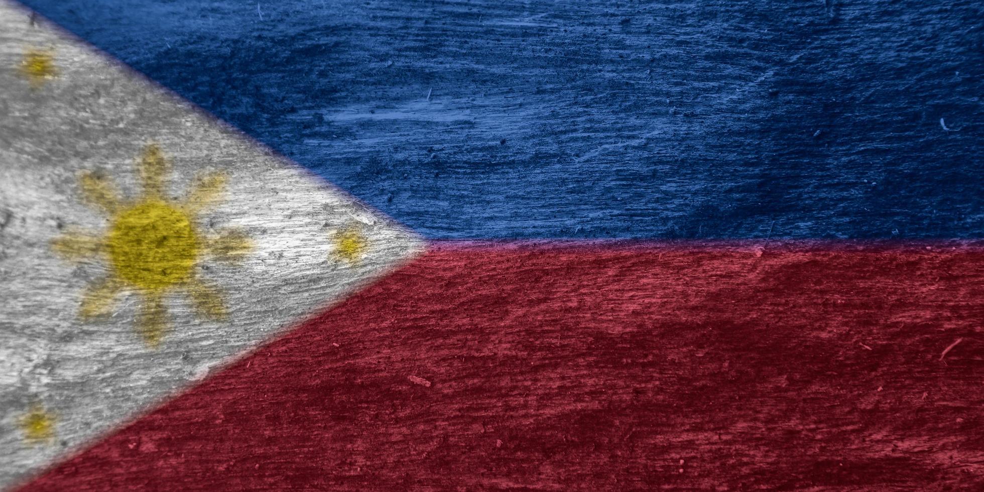 philippines flag texture as background photo