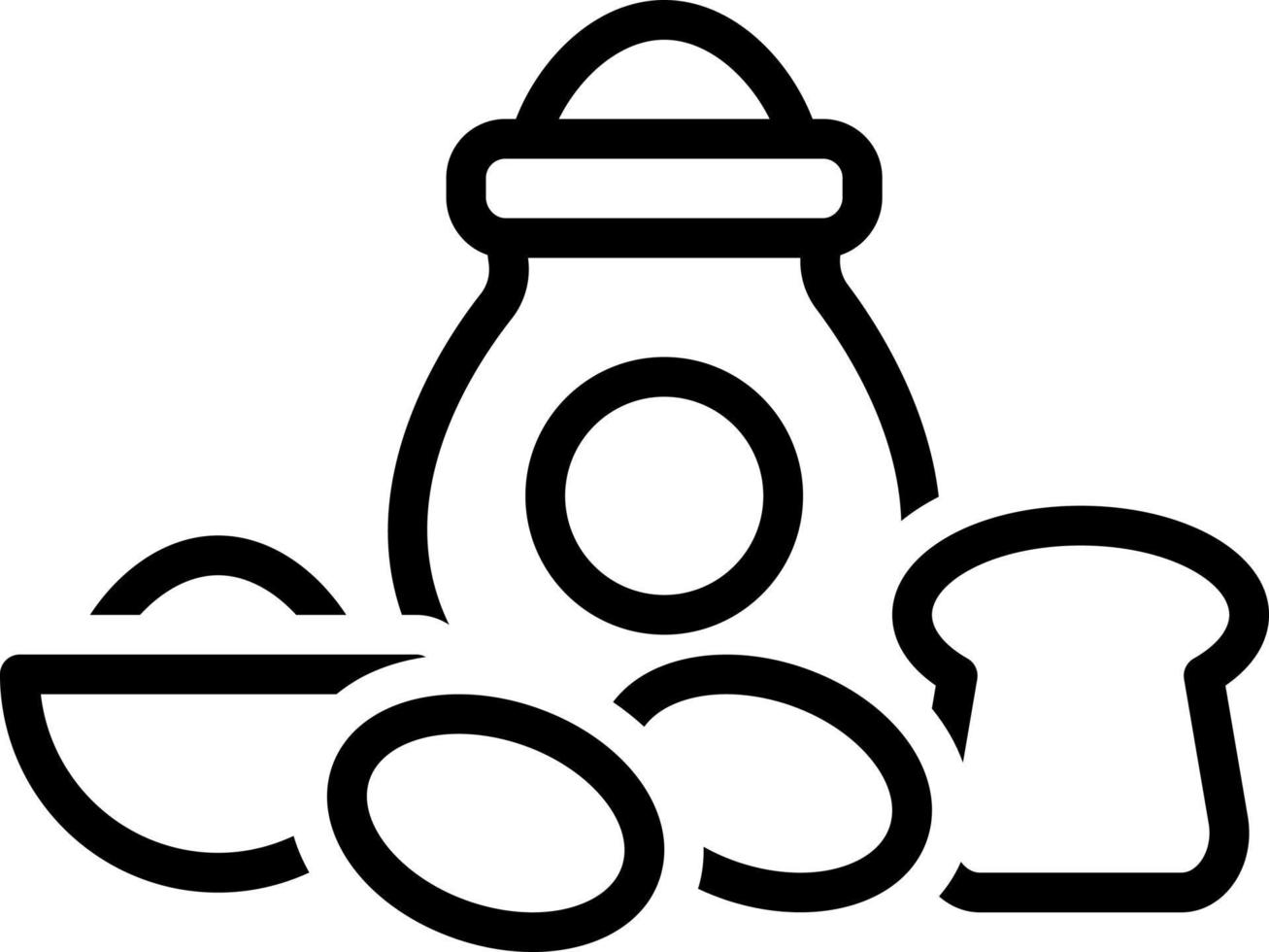 line icon for carb vector