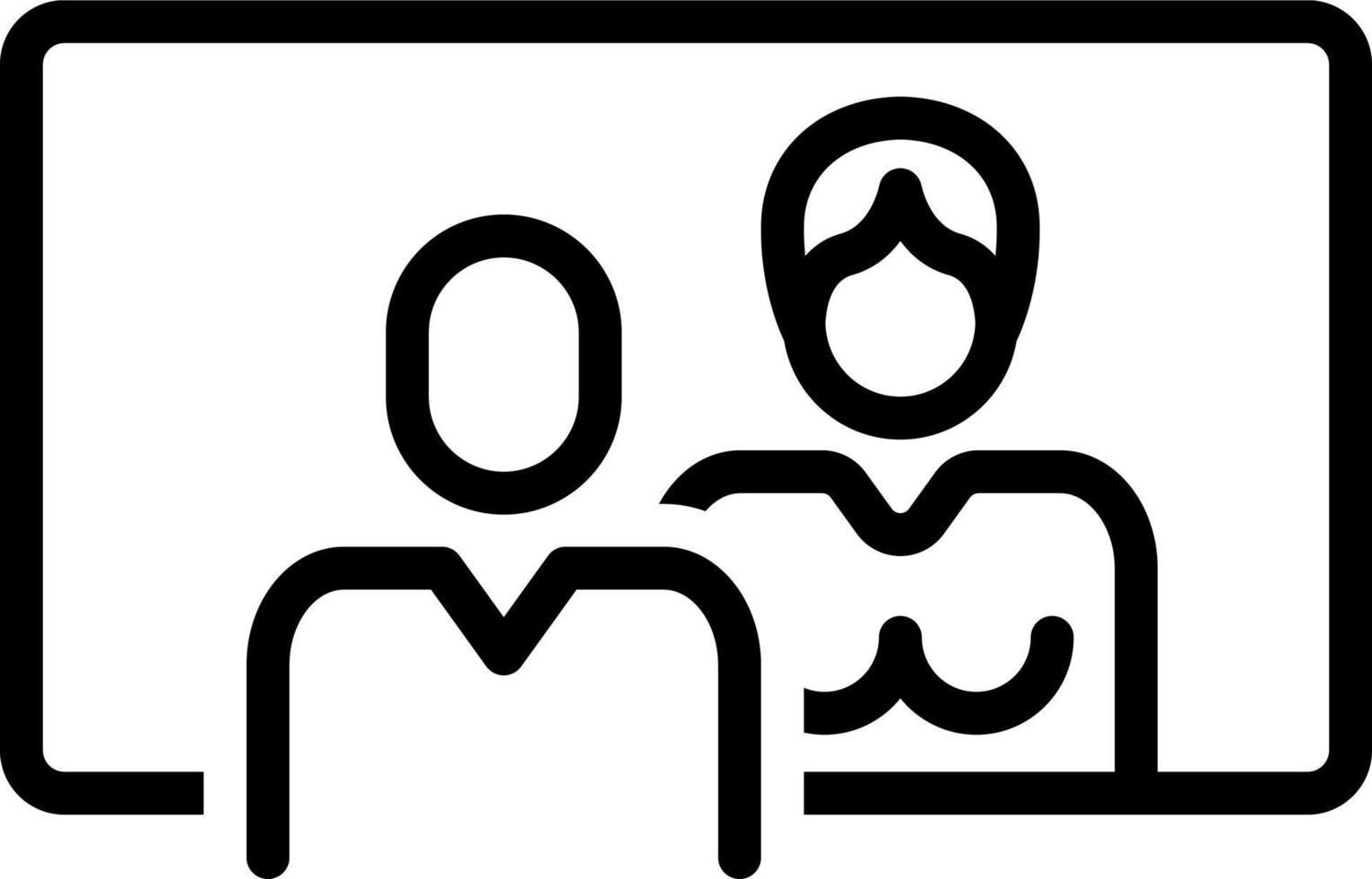 line icon for transsexual vector