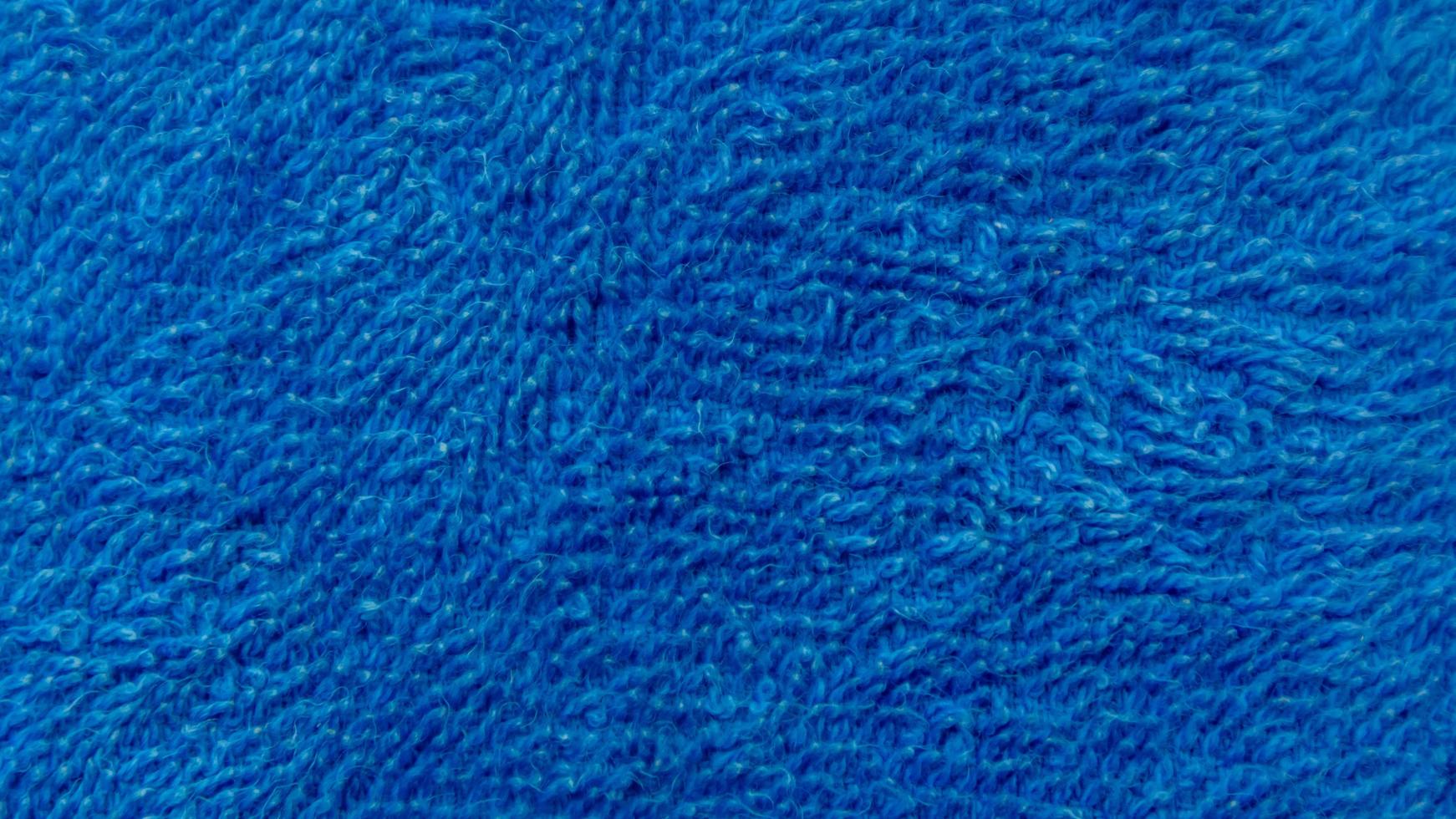 Blue towel texture as a background photo