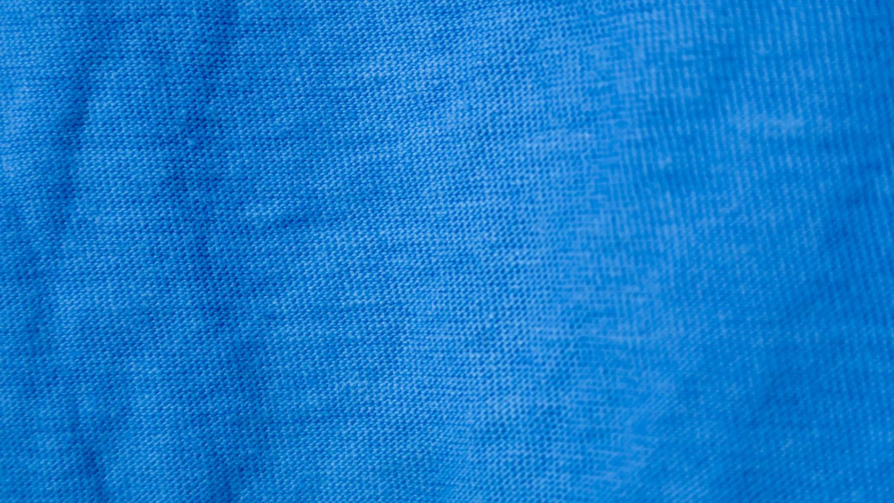 blue cloth texture as background photo