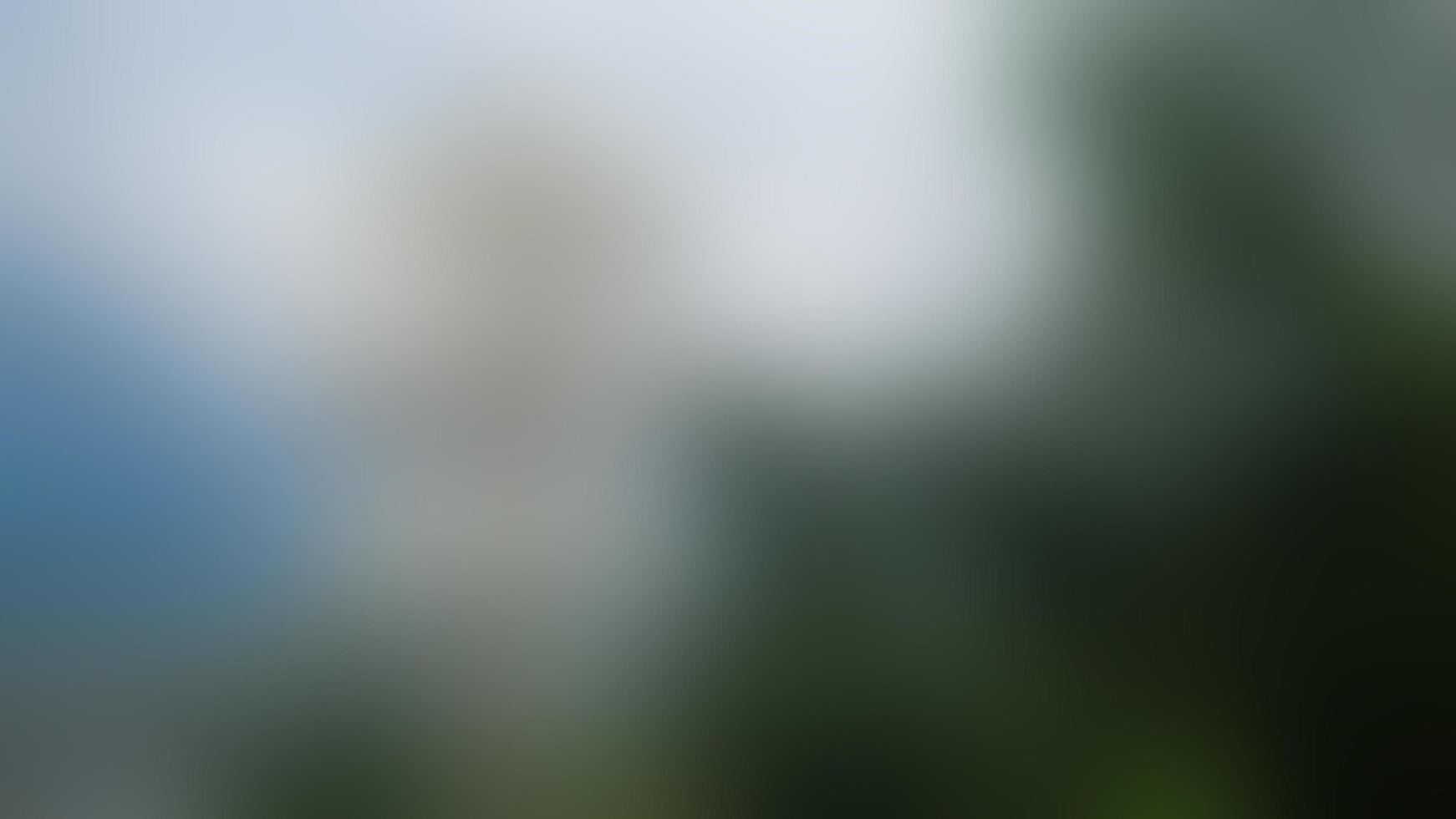 defocused beautiful umbrellas at tourist spots photo