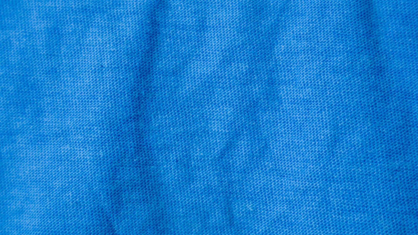blue cloth texture as background photo