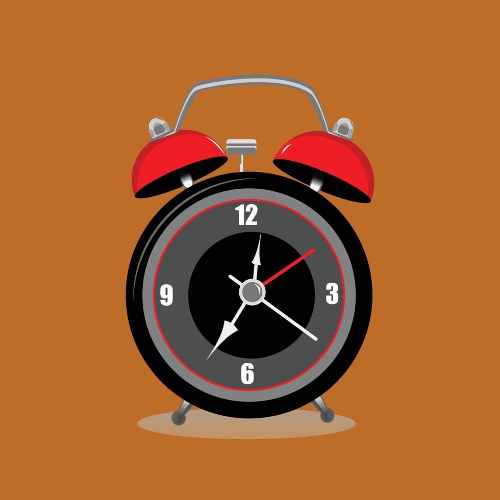 classic alarm clock bells vector art
