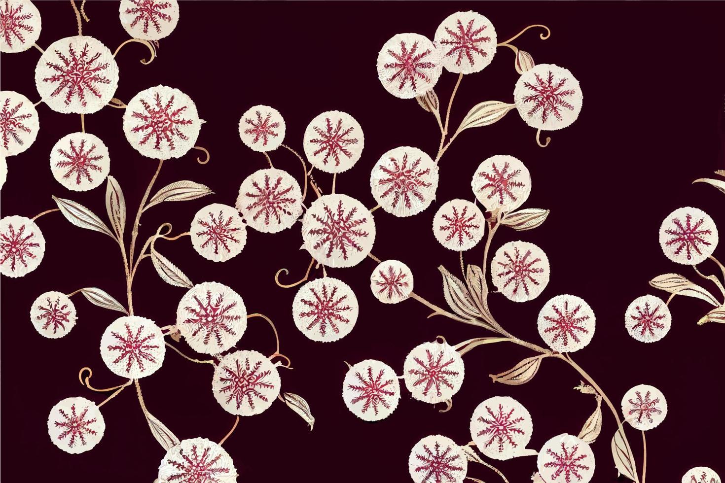 Maroon background with golden elements colors vector