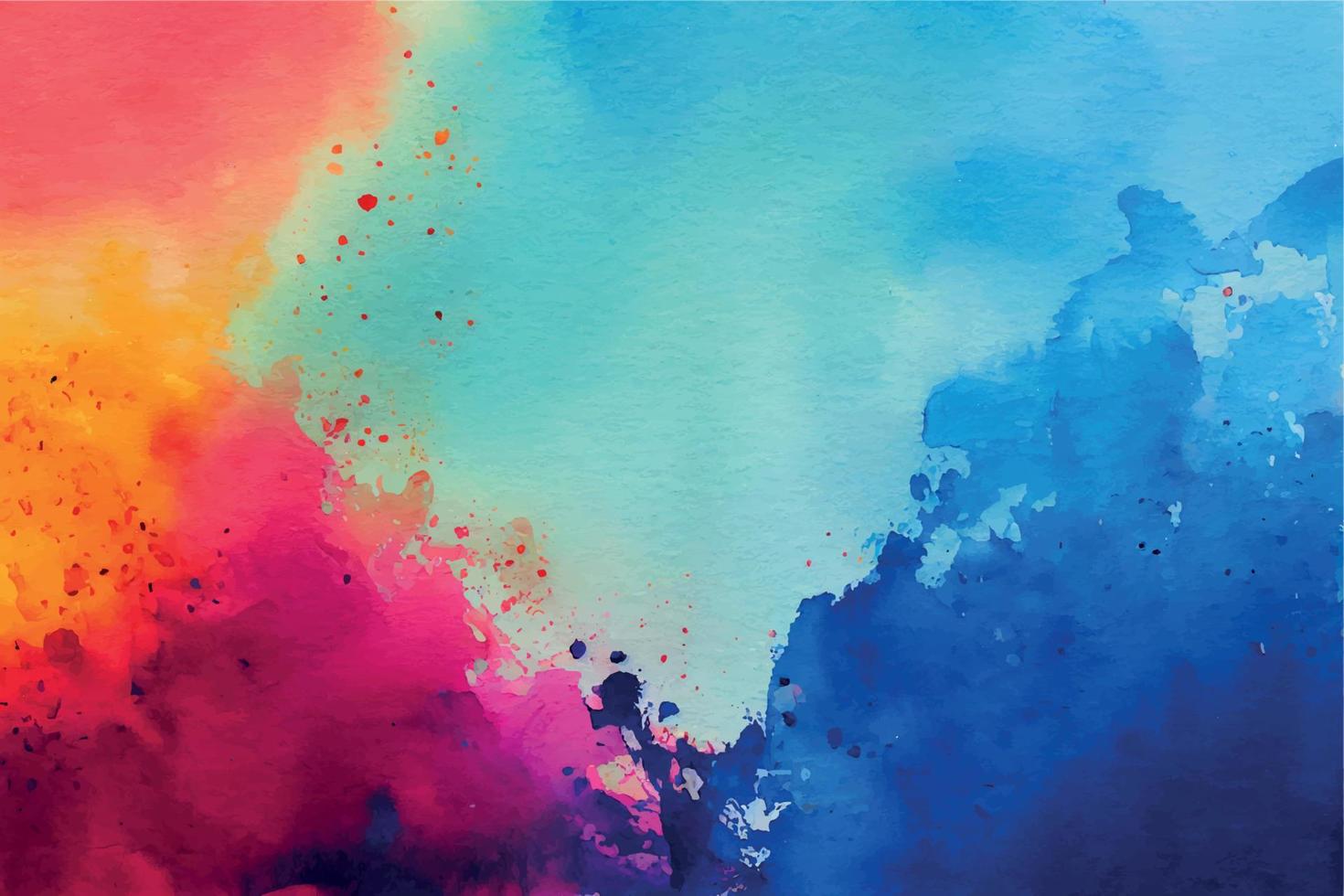 Multicolored Watercolor Background vector