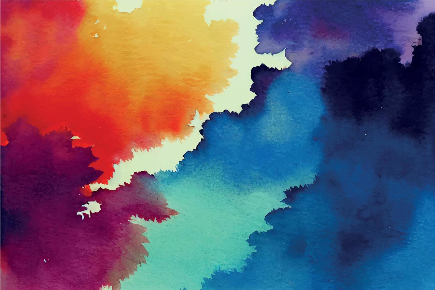 Multicolored Watercolor Background vector