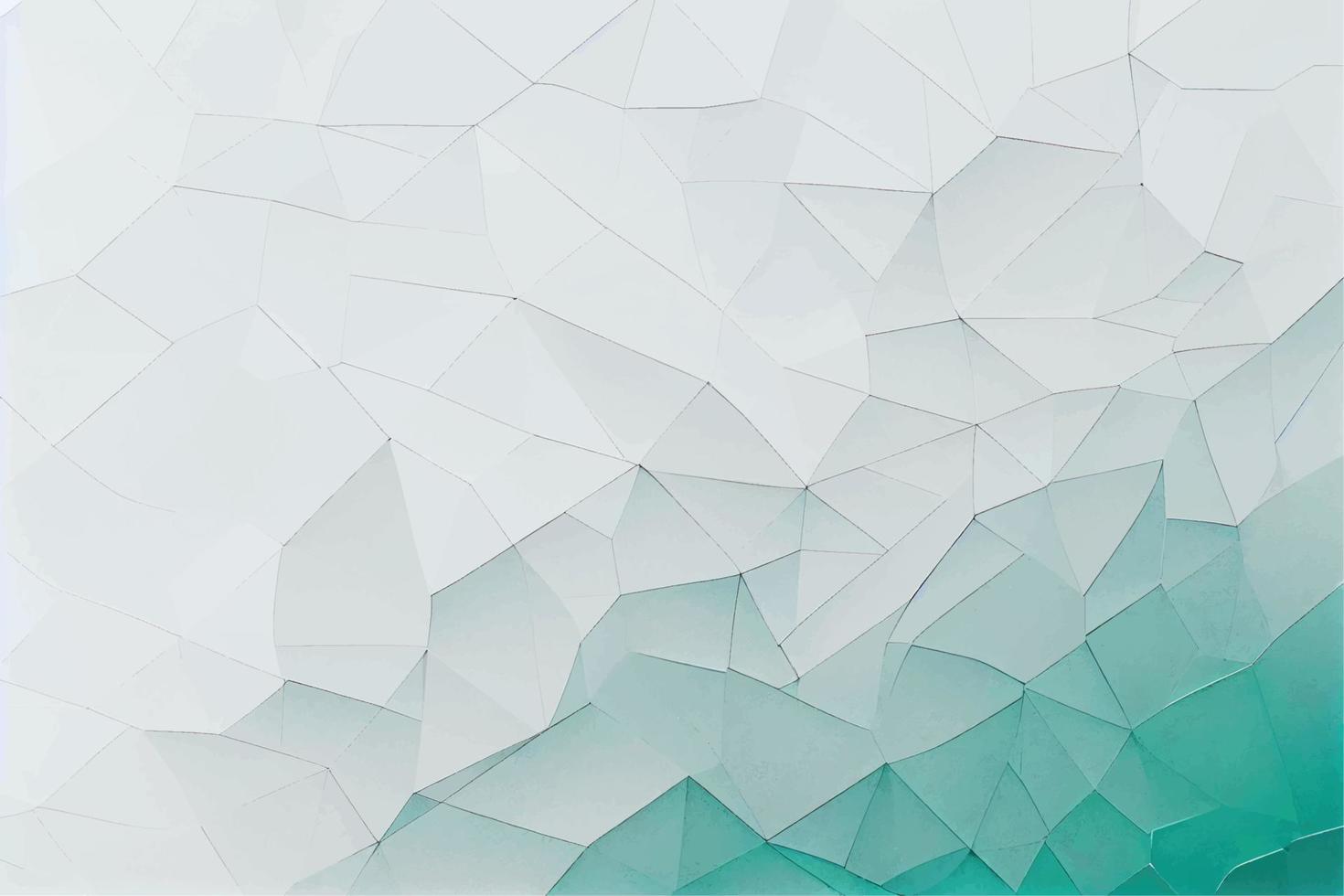 Modern aesthetic white polygonal background with a blue spot vector