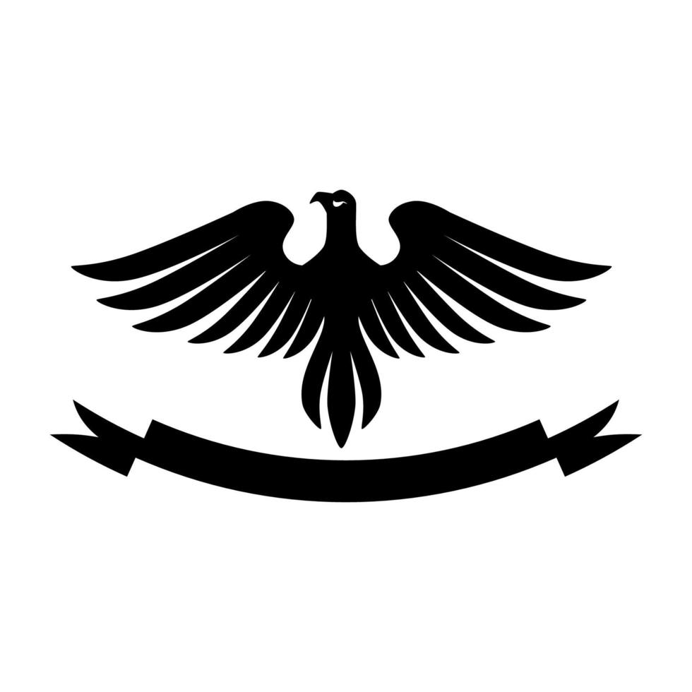 Bird vector design for logo and badge