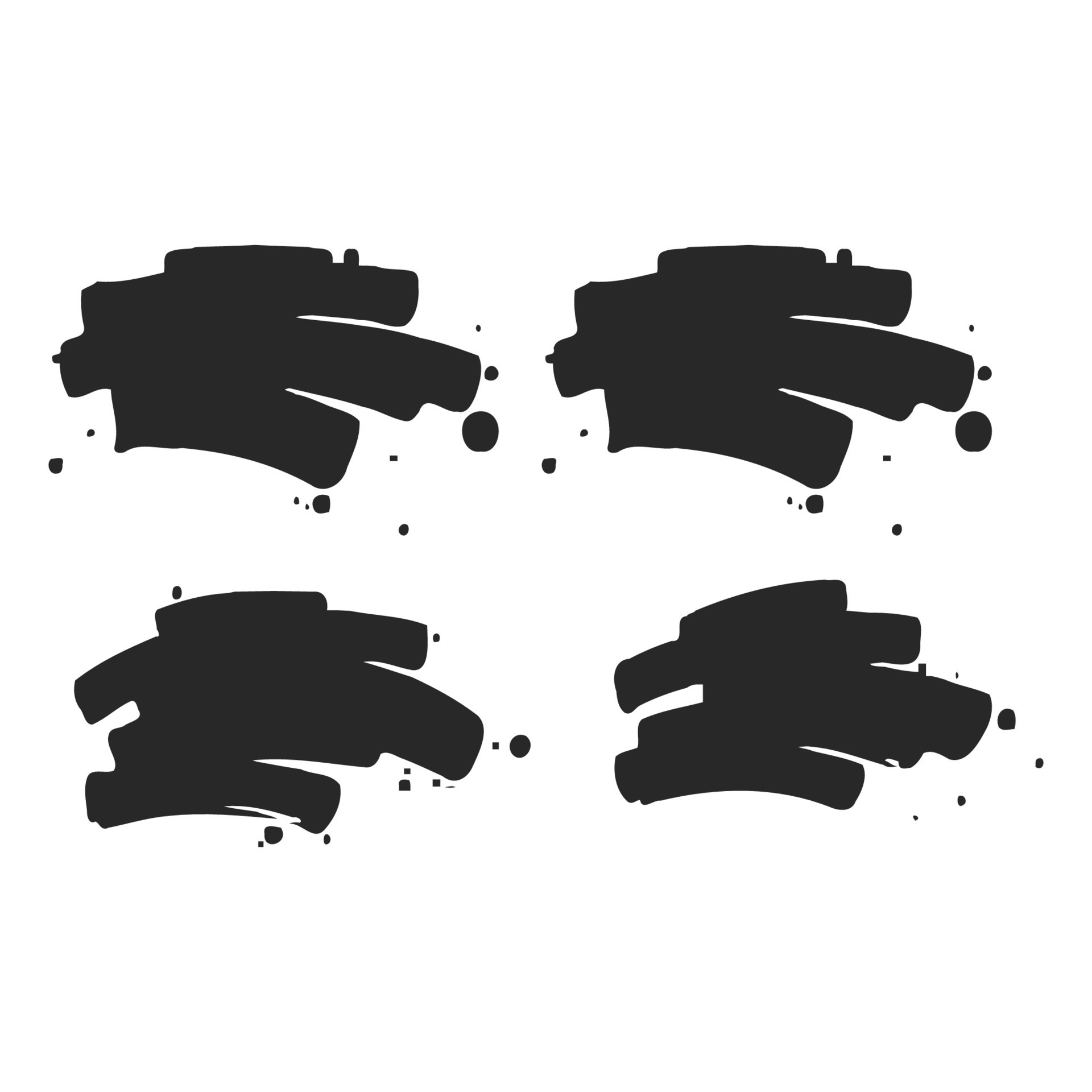 Paint stroke vector design with a brush 16744135 Vector Art at Vecteezy