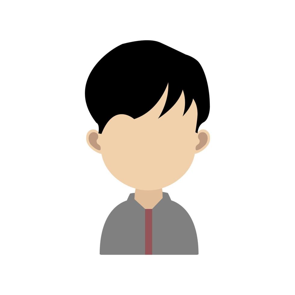 diseño de vector de avatar masculino