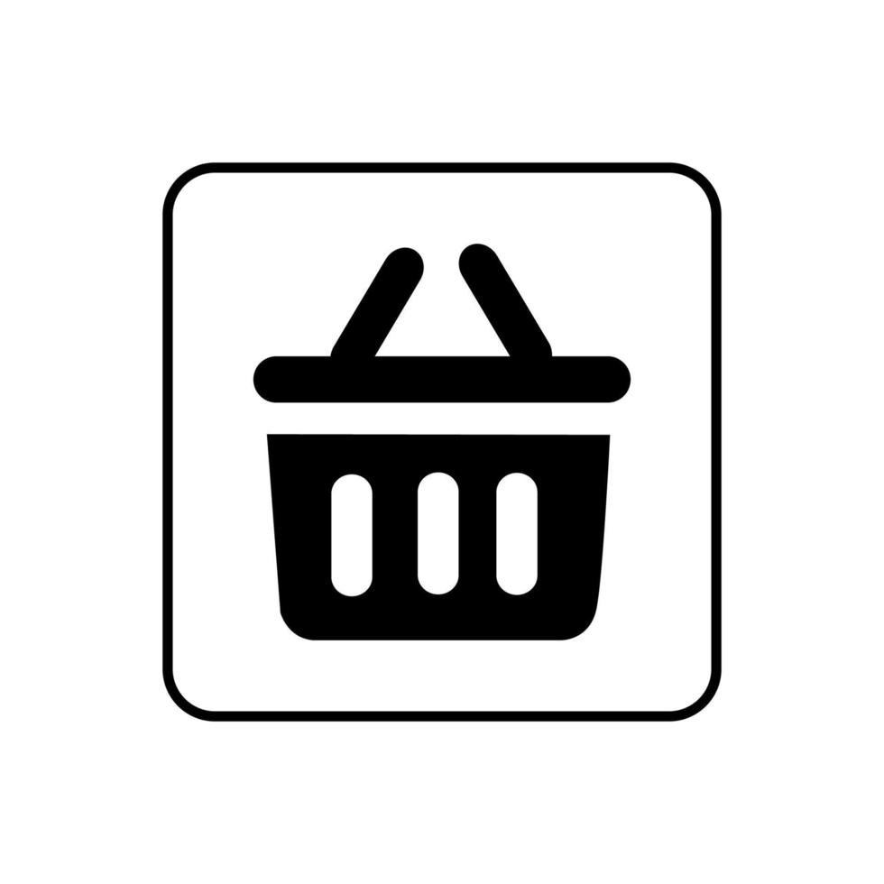 Grocery cart icon vector design