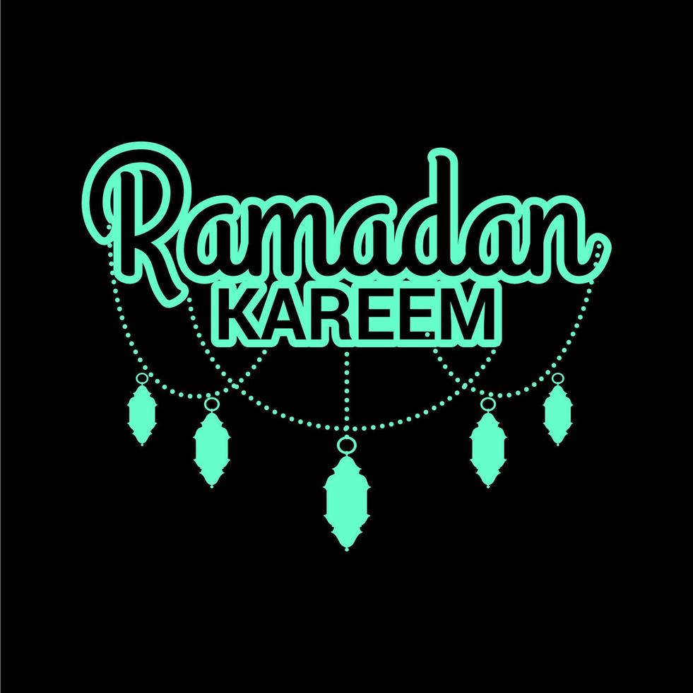 Ramadan kareem vector design
