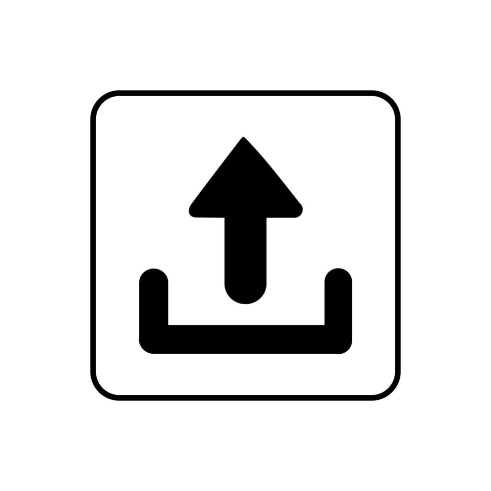 Up arrow icon vector design for download