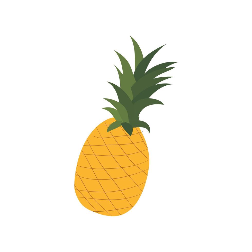 diseño vectorial de piña vector