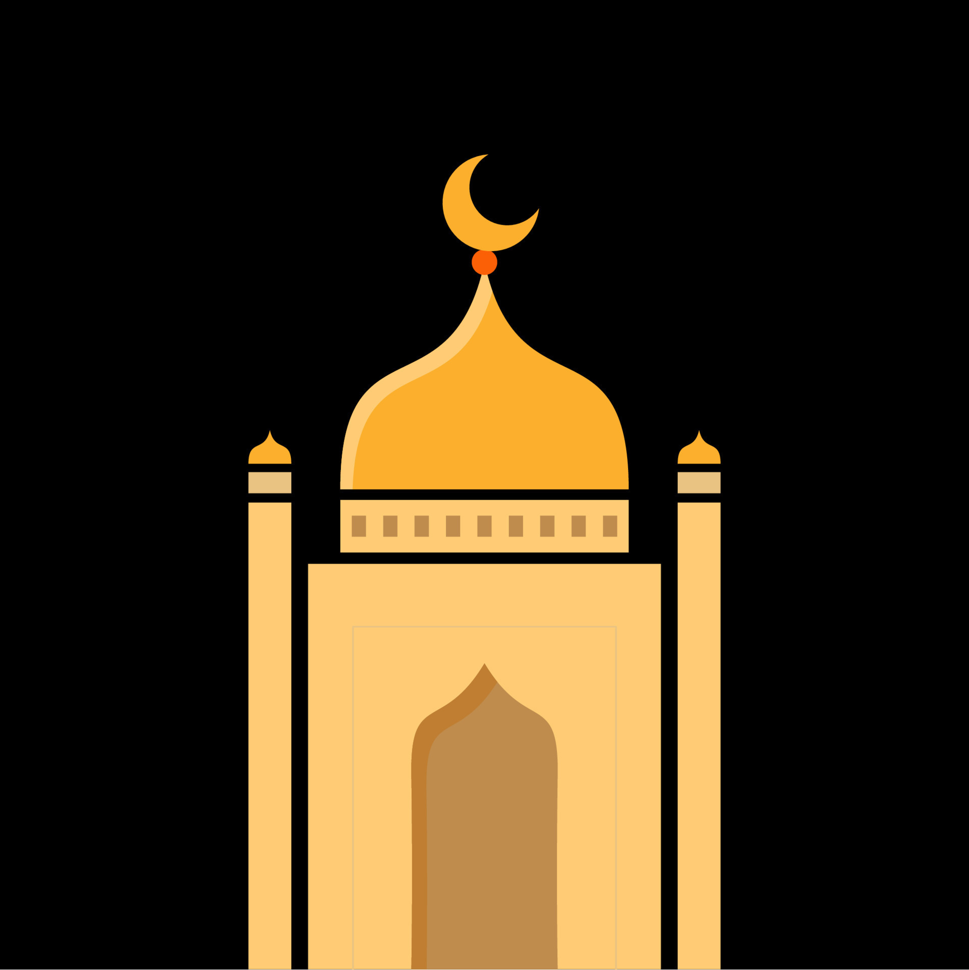 Mosque vector design 16744242 Vector Art at Vecteezy