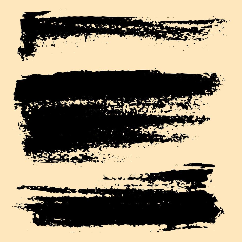 Paint stroke vector design with brush