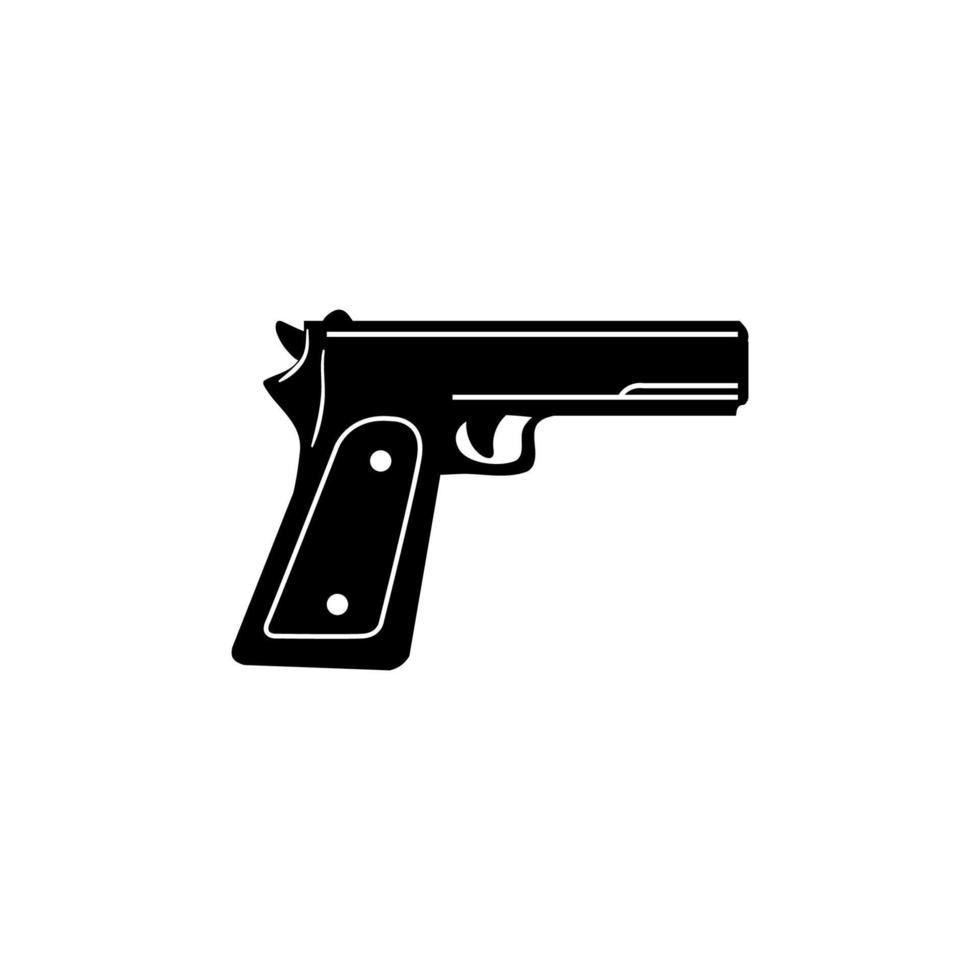 Gun silhouette vector design