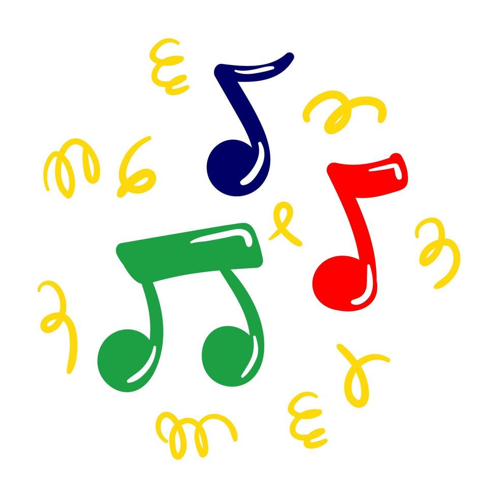 Music ornament vector design