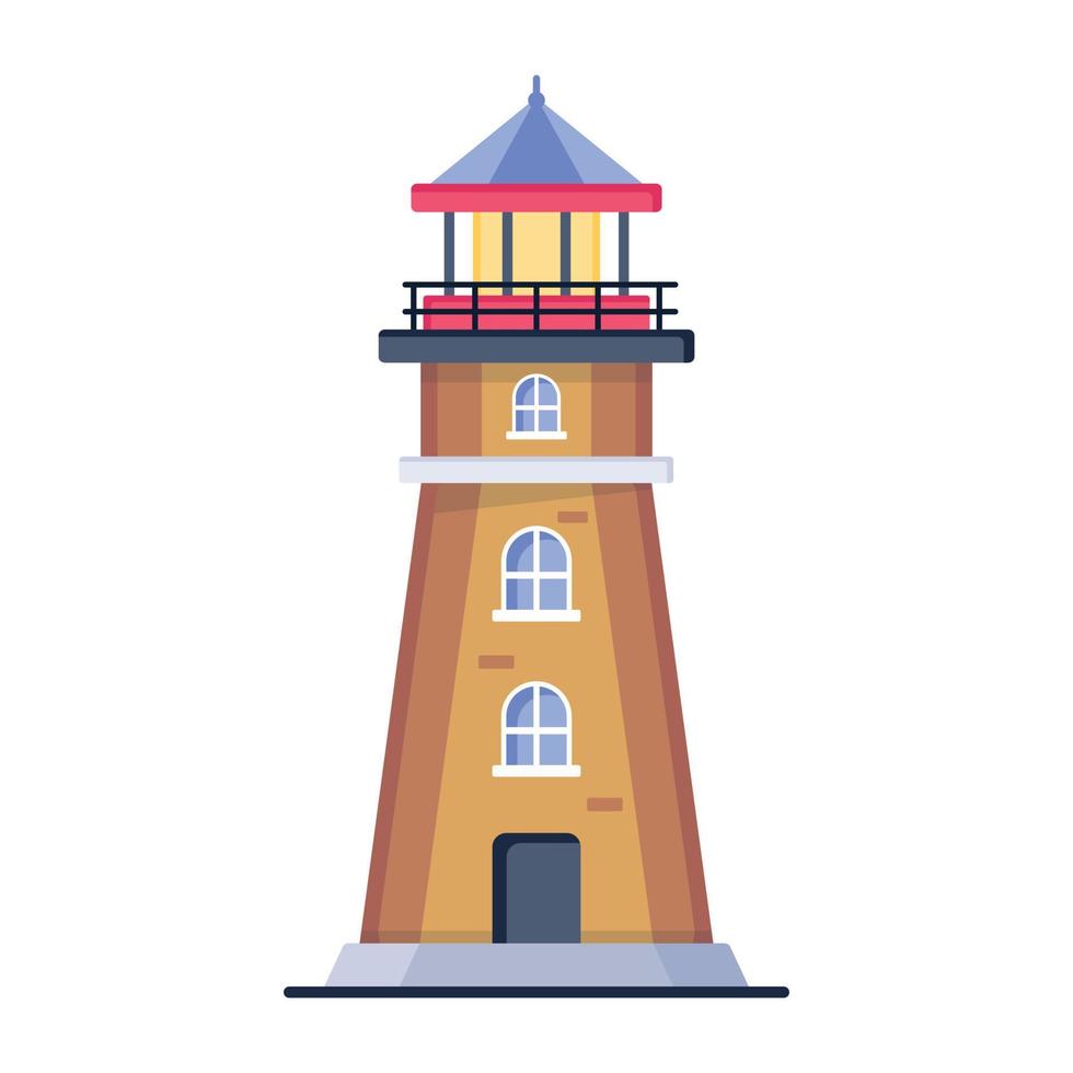 Trendy Lighthouse Concepts vector