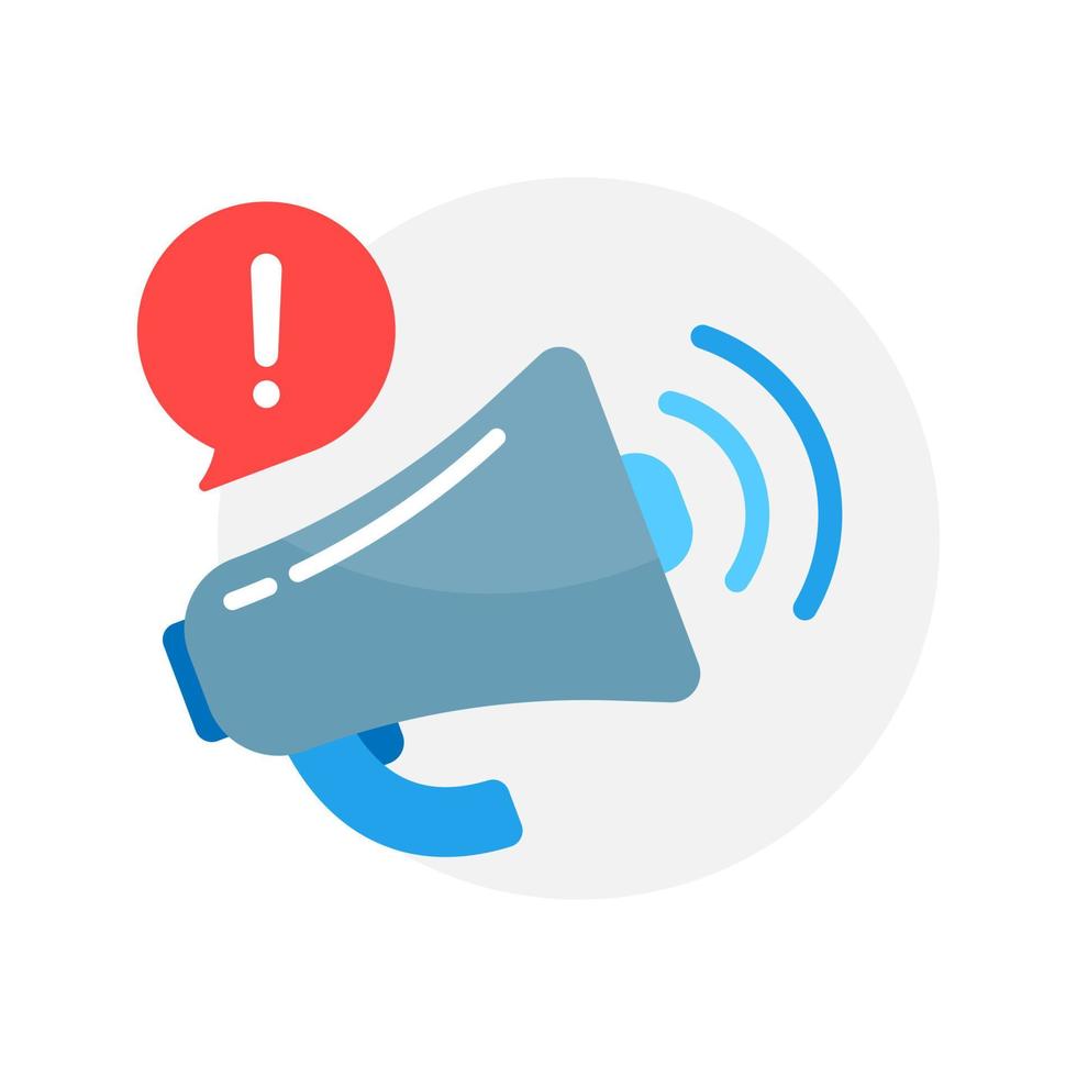 announcement concept illustration flat design vector eps10. simple, modern graphic element for landing page, empty state ui, infographic