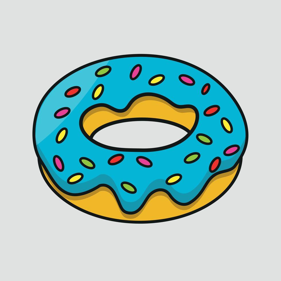 Illustration of Donuts - Dessert Vector - Donuts Drawing