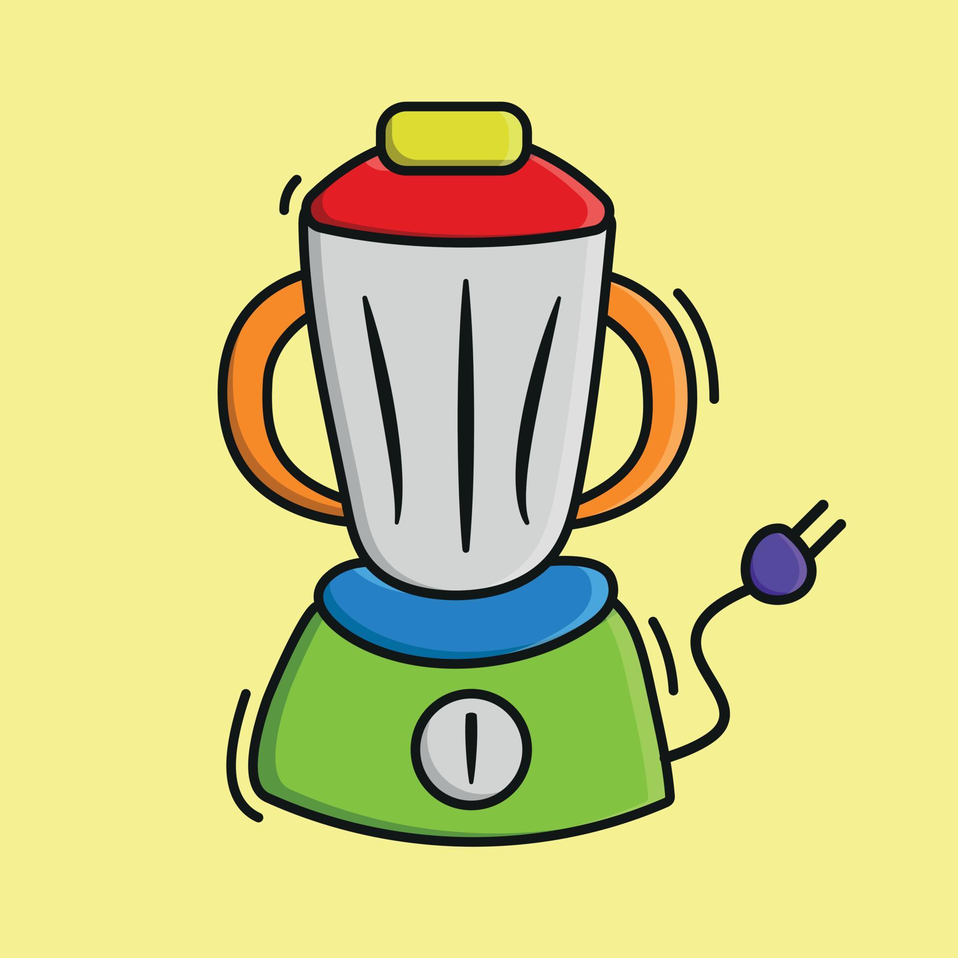 Illustration of Blender Mixer Vector Home Appliance Drawing