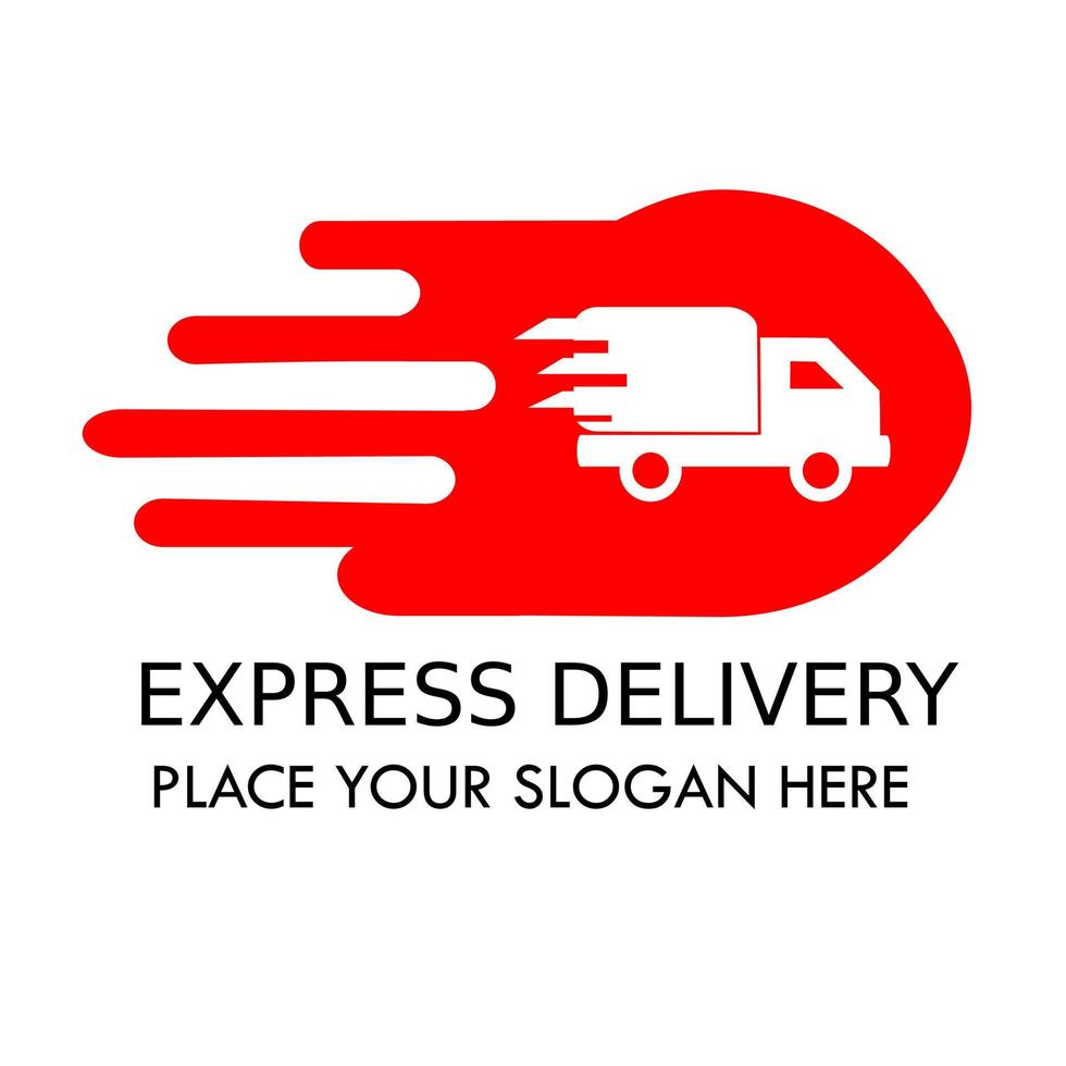 Delivery express logo template illustration. suitbale for brand vector