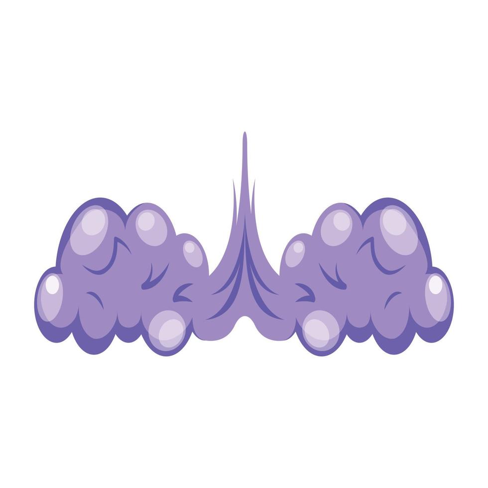 Look at this flat icon of killer smoke vector