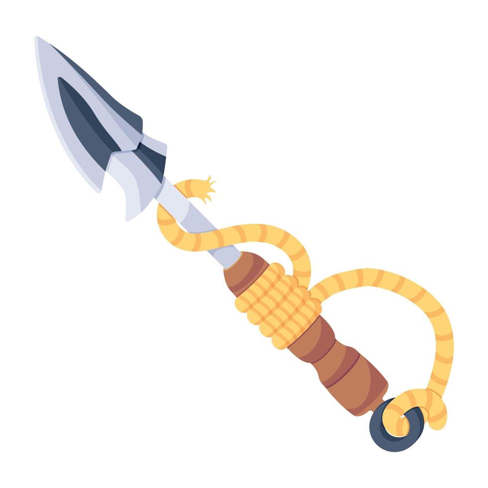 A flat icon design of knife vector