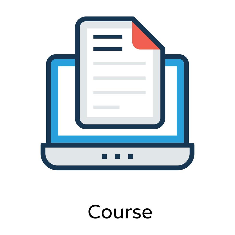 Trendy E Documents vector