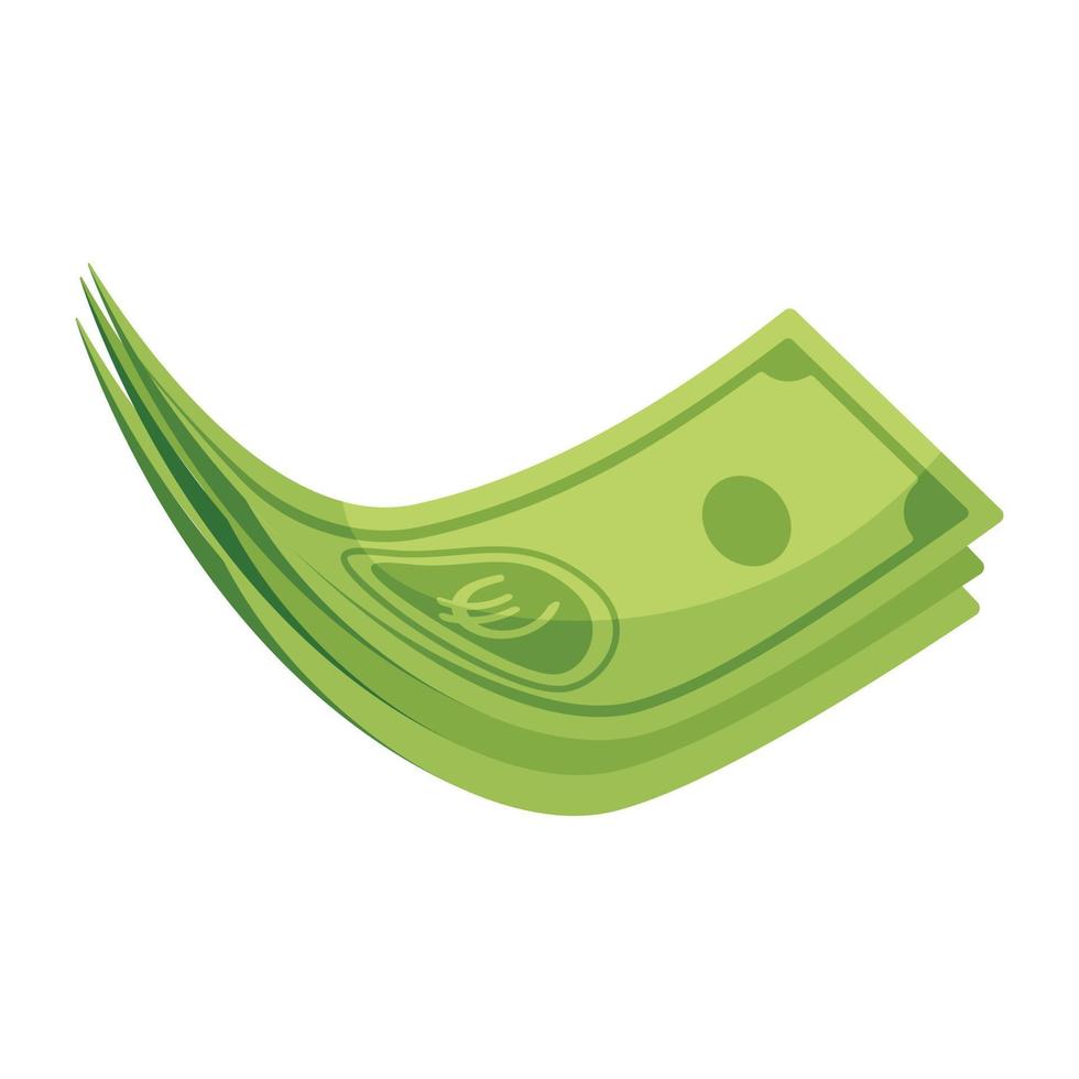 Check this 2d icon of banknote and stack vector