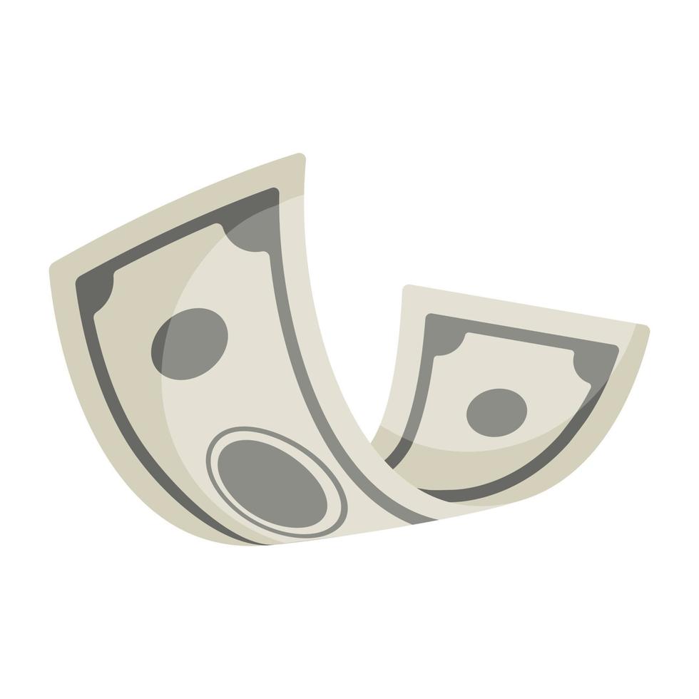 Check this 2d icon of banknote and stack vector