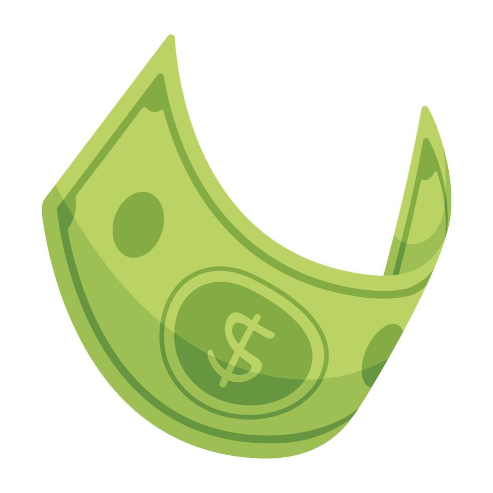 Check this 2d icon of banknote and stack vector