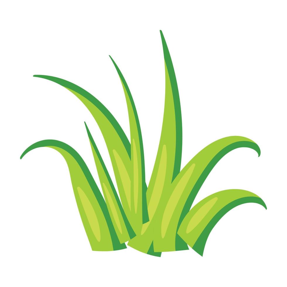 Trendy Garden Grass vector