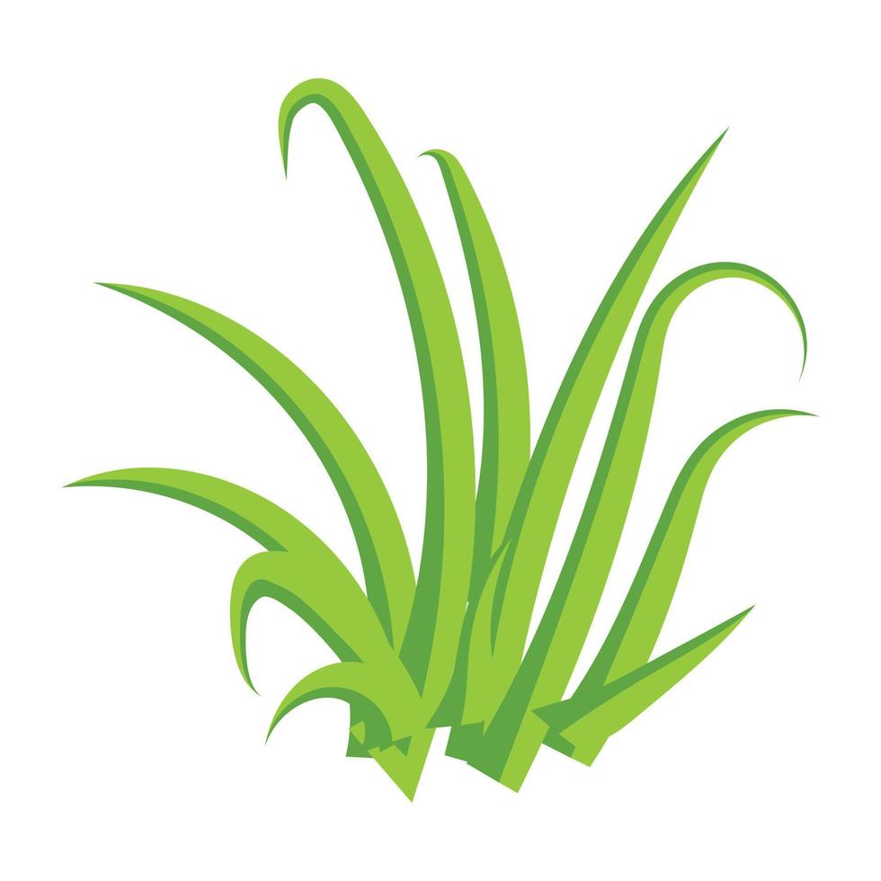 Trendy Lawn Grass vector