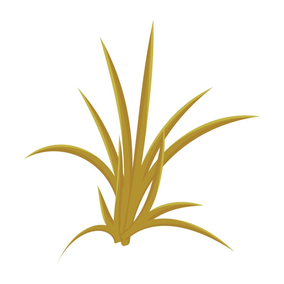 Trendy Dry Grass vector