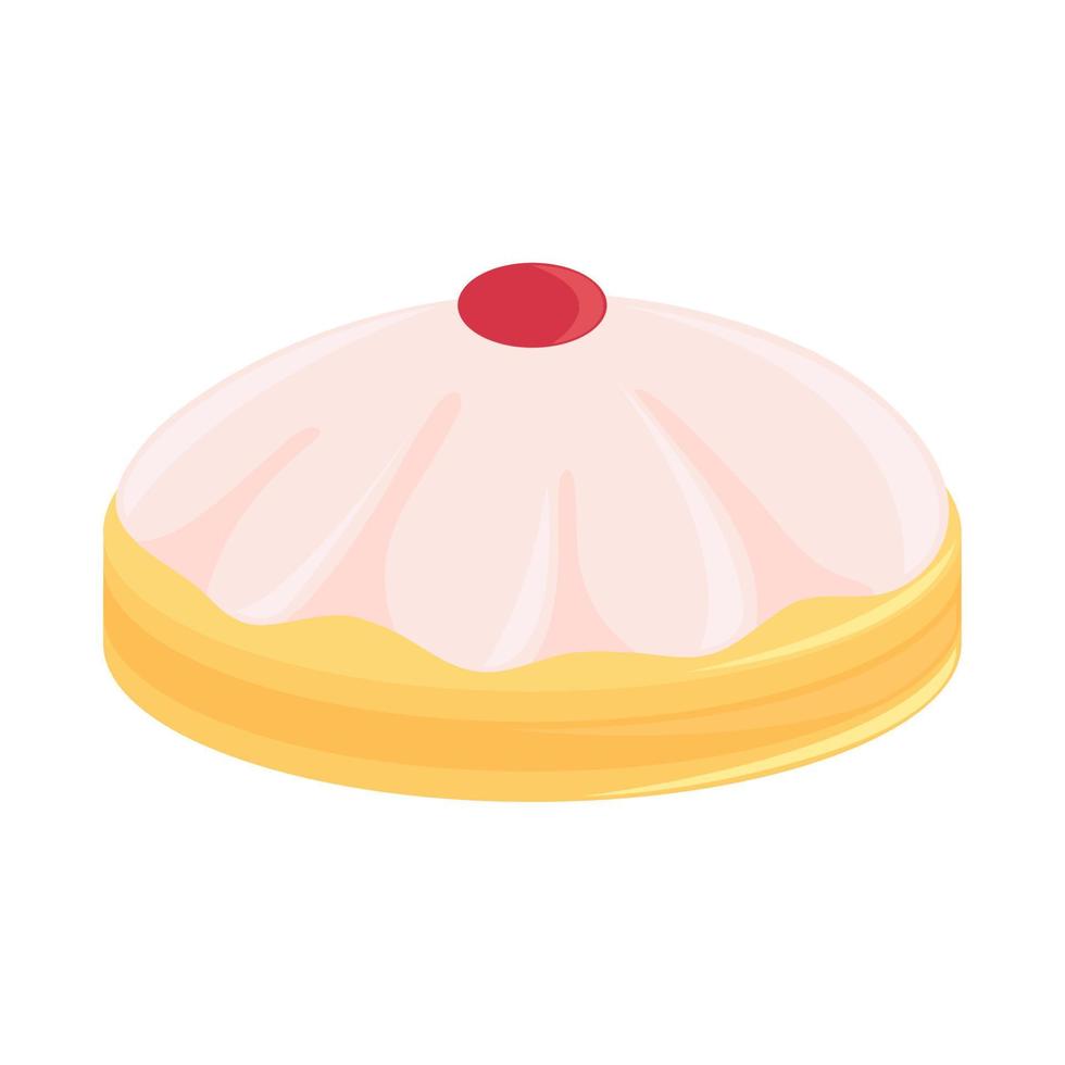 icono de donut dulce vector