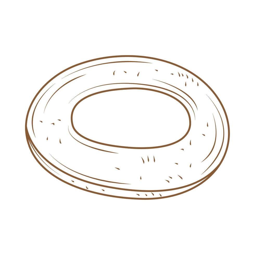 donut bakery icon vector
