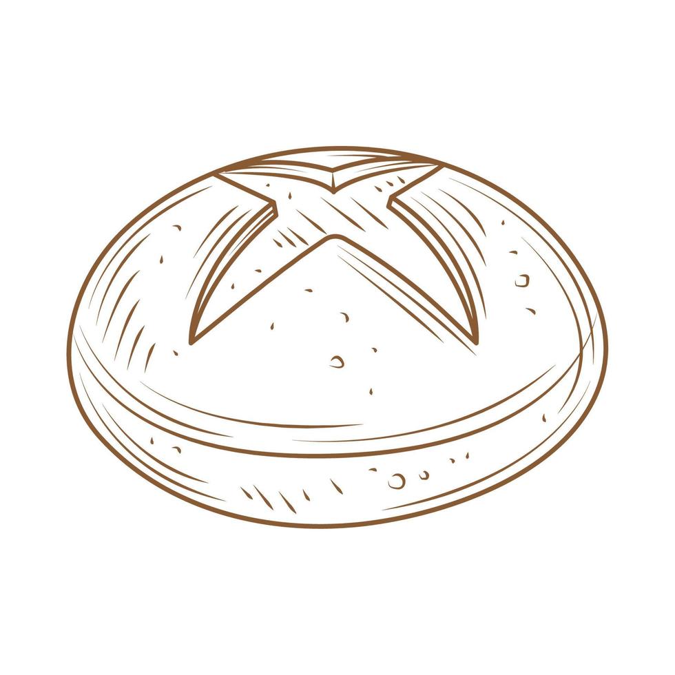 pan panadería vector