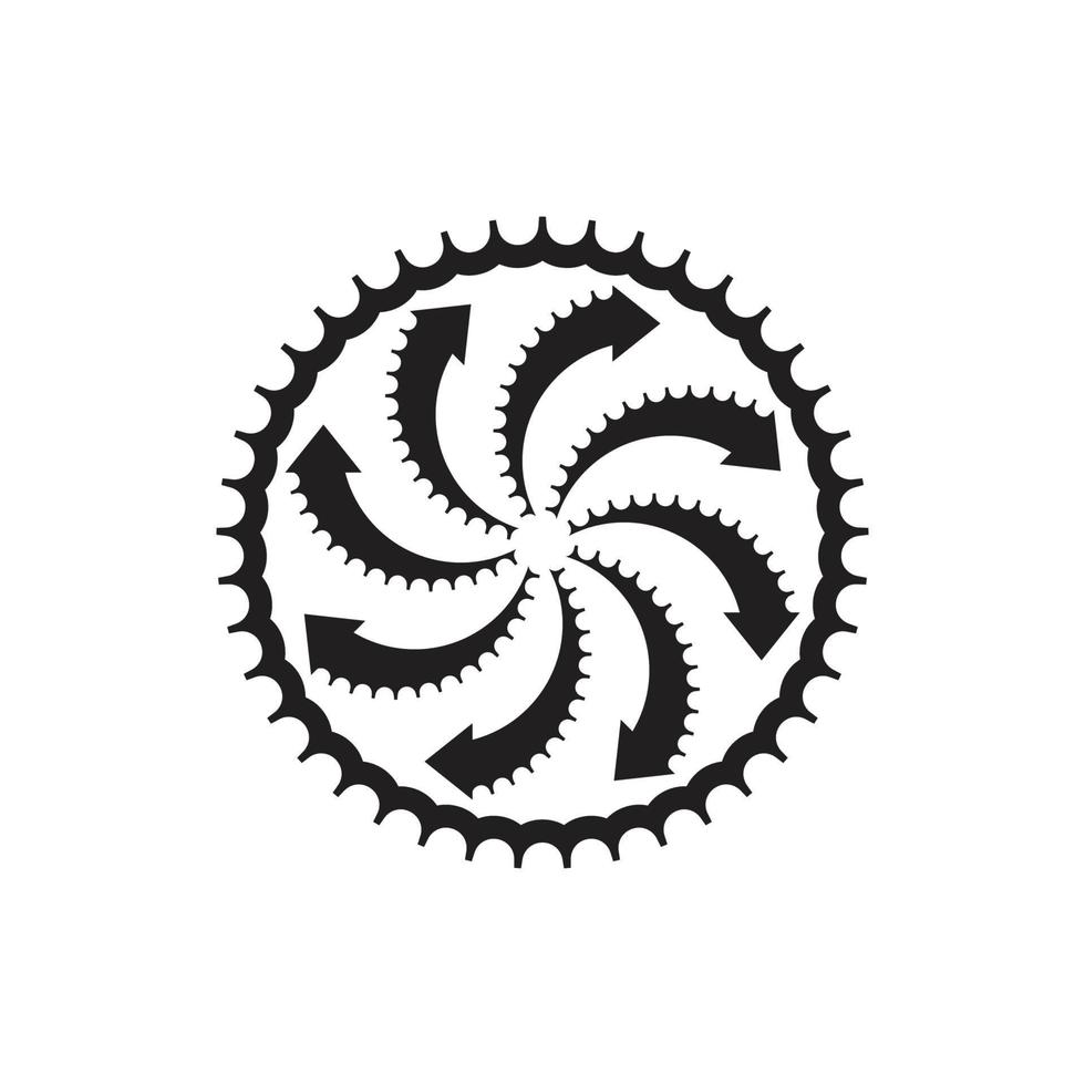 Gear Logo Template vector icon illustration design