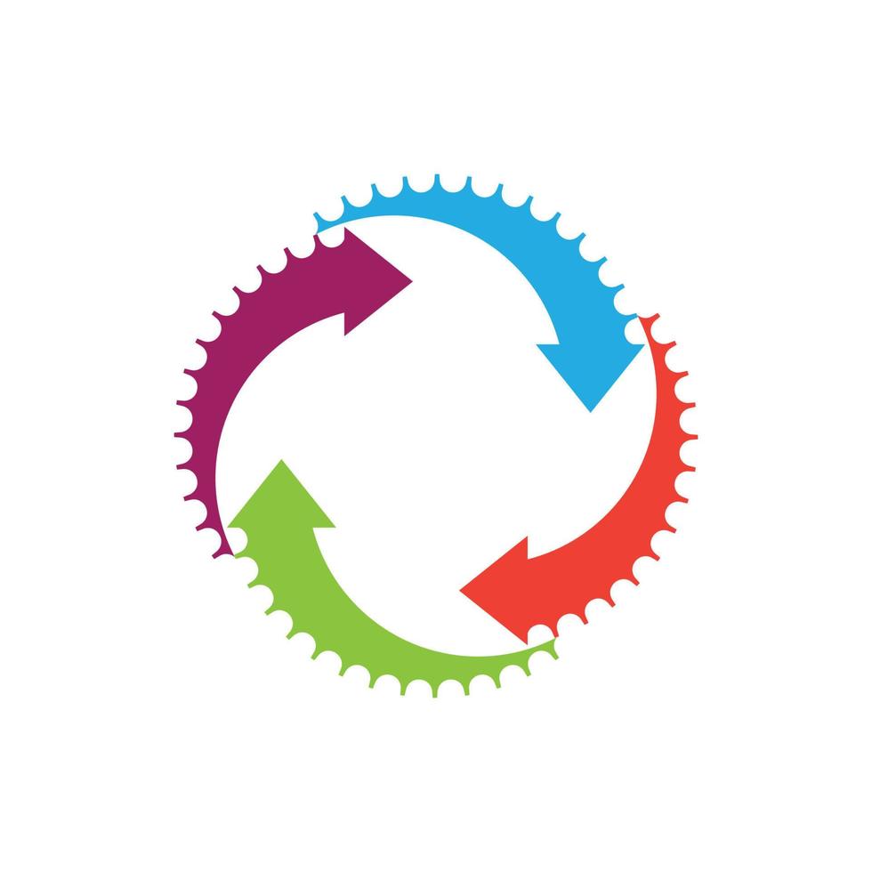 Gear Logo Template vector icon illustration design