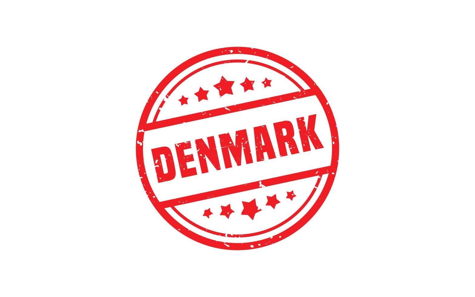 DENMARK stamp rubber with grunge style on white background vector