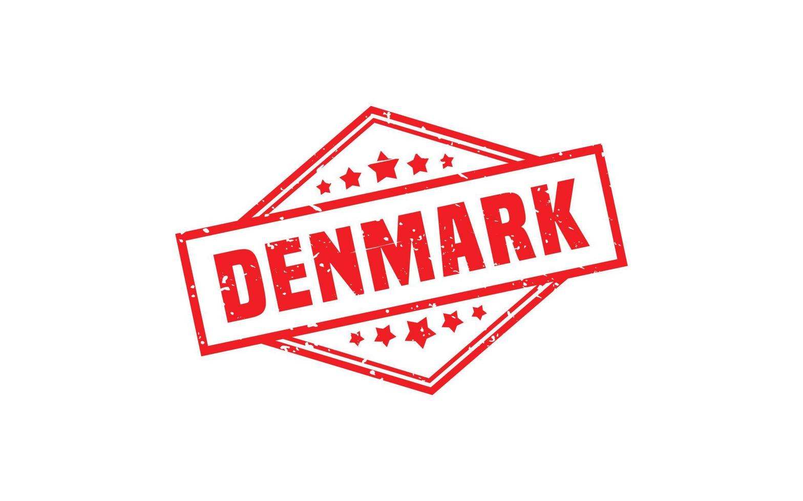 DENMARK stamp rubber with grunge style on white background vector