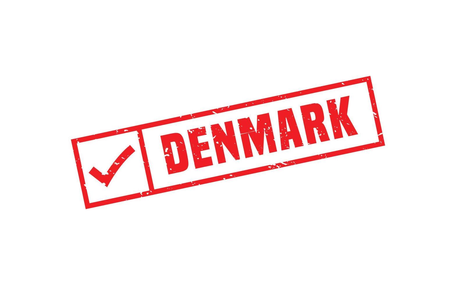 DENMARK stamp rubber with grunge style on white background vector