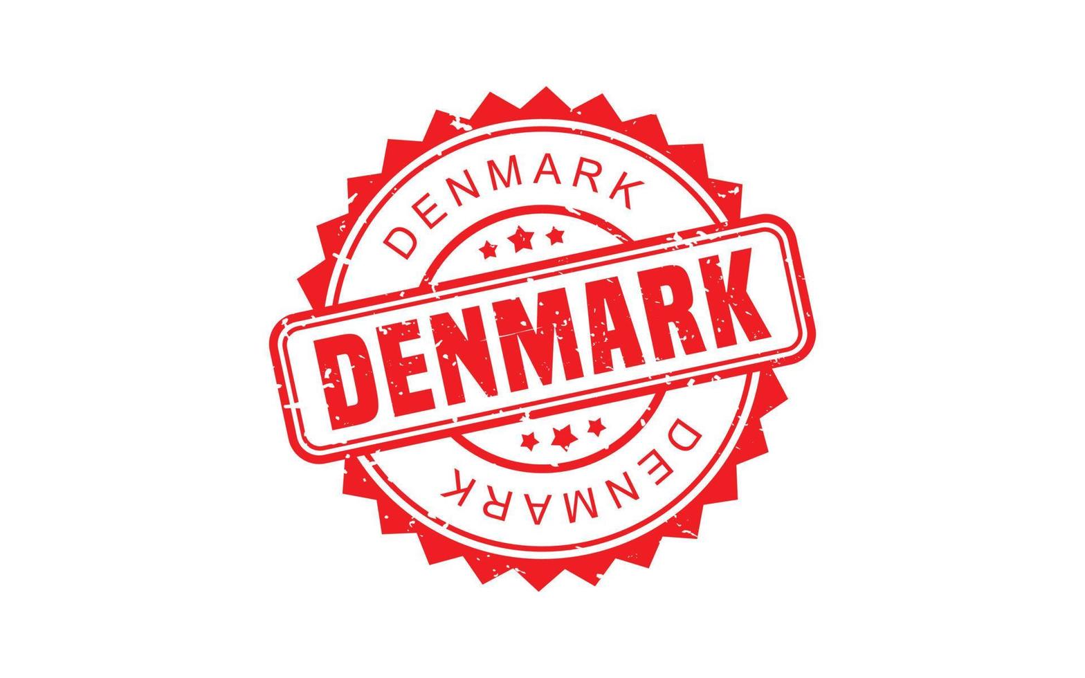 DENMARK stamp rubber with grunge style on white background vector