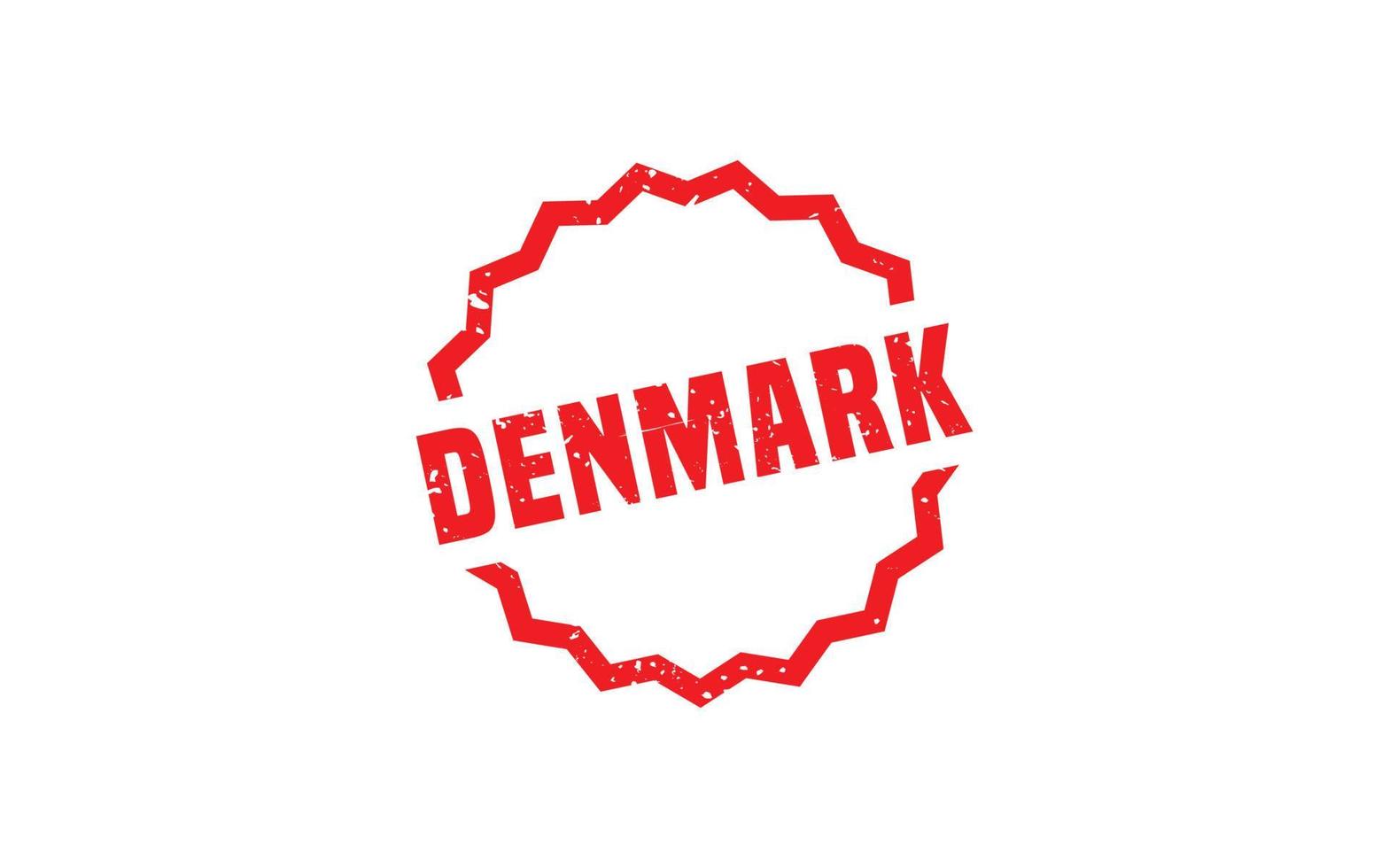 DENMARK stamp rubber with grunge style on white background vector